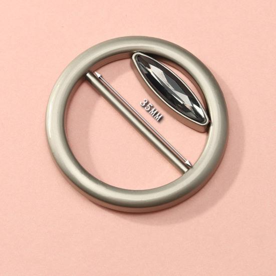 Yousheng Clothes Corner Knotted Buckle Elegant Faux Pearl Rhinestone Round Love Heart T-shirt Scarf Clothing Corner Tie Clip Ring Fashion Jewelry