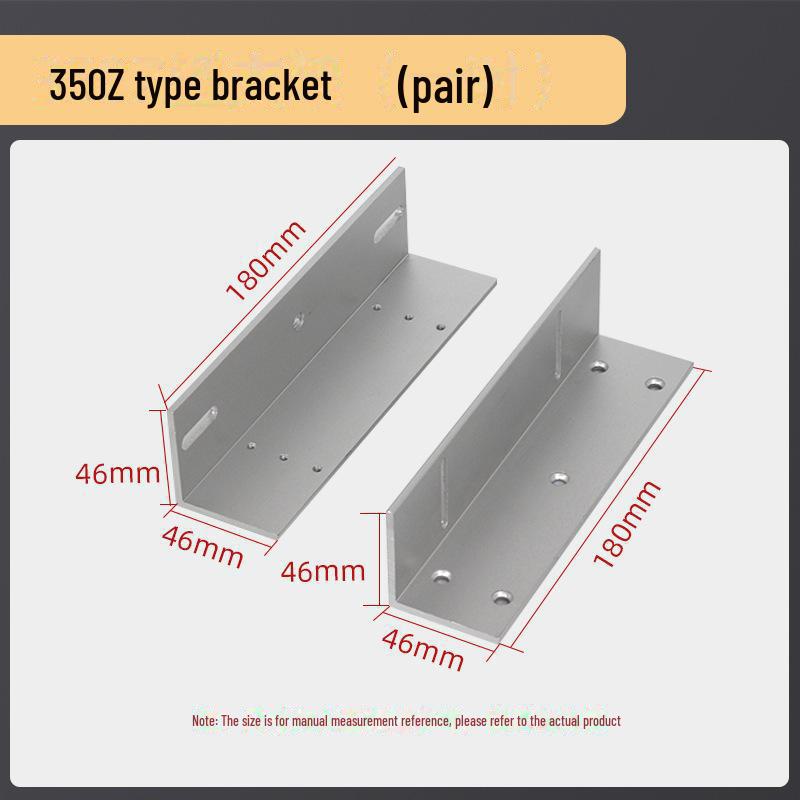 180 kg schweres Magnetschloss für eine Tür mit ZL-Halterung und 350 LC schweres elektromagnetisches Schloss für Doppeltüren mit Saugplatte für rahmenlose Glastüren.