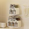 Plastic Wall Mounted Seasoning Box Moisture-proof Spice Storage Rack Spice Container  for Home