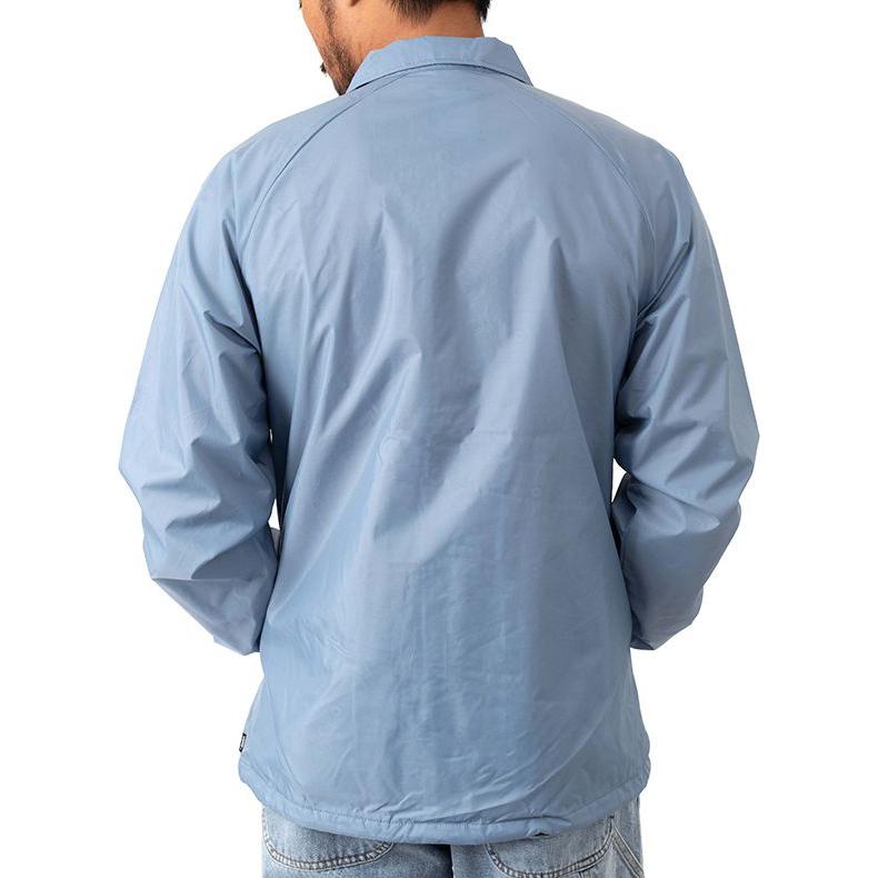 Vans Polo Button Long Sleeve Jacket Unisex Jacket Fog-Blue VN0002MUKJ7