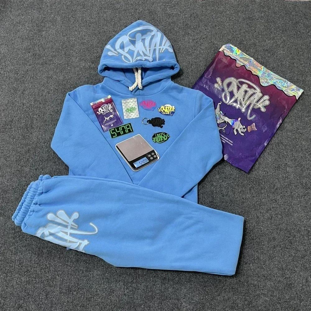 Women Jogging Men's Cotton Hoodie Jacket and Trousers Streetwear Coat Young Fashion Hooded Tops Pants
