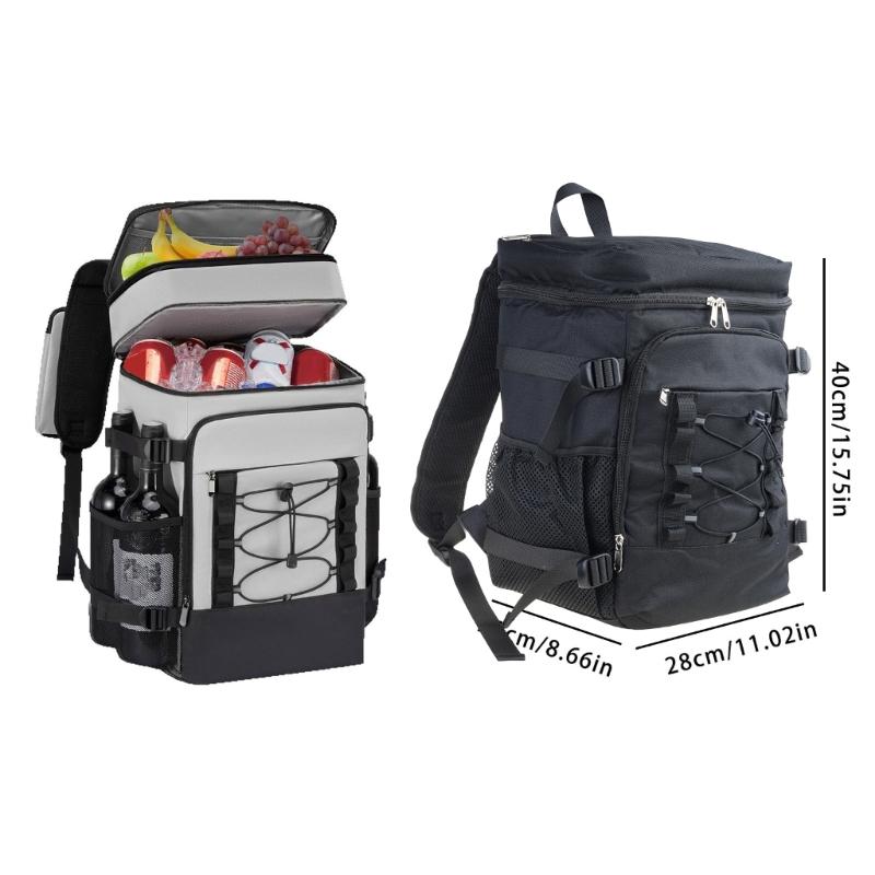 Durable Picnics Chiller Bag With Thick Insulation Leakproof Construction Ergonomic Backpack For Hiking And Camping