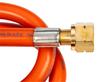 Gas connection hose, 2 m