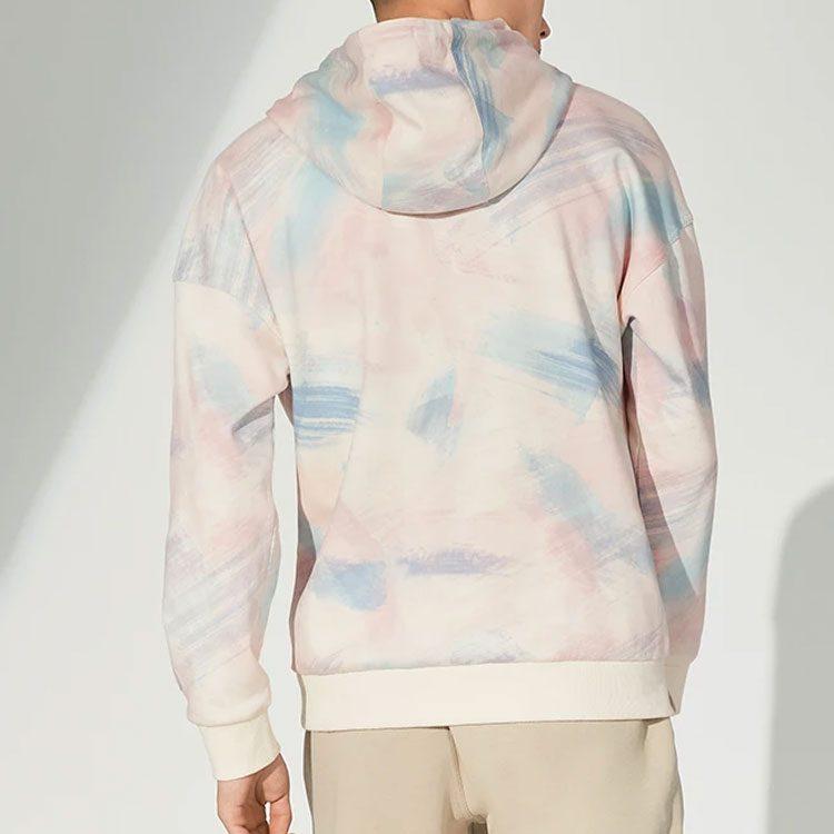 Li Ning Sweatshirt Unisex Pink Blue Mixed Color AWDRG59-1