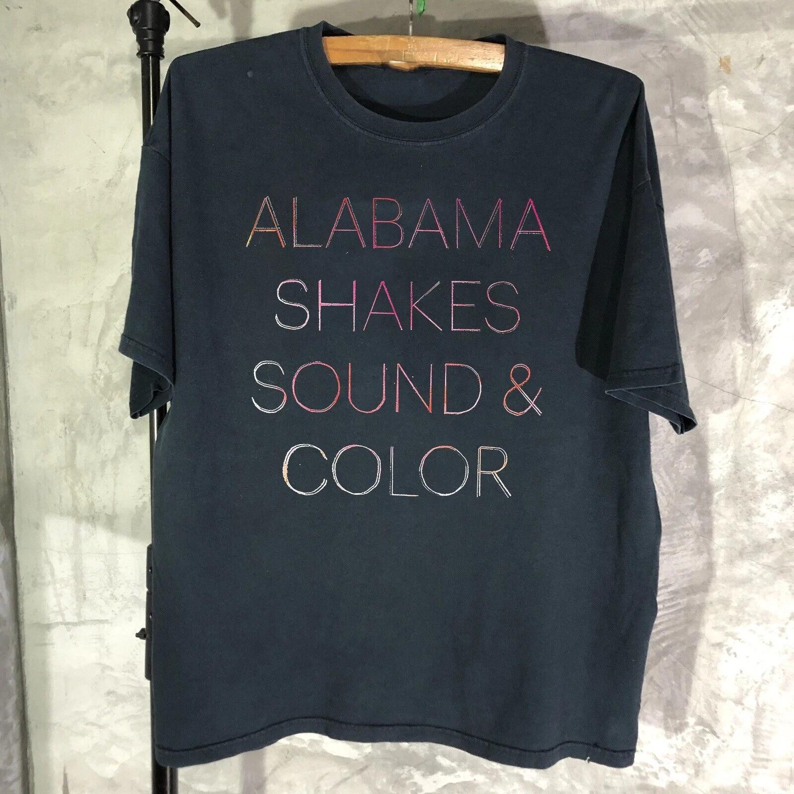 Vintage Alabama Shakes Band SOUND COLOR Black S to 5XL Shirt SN561 XXL