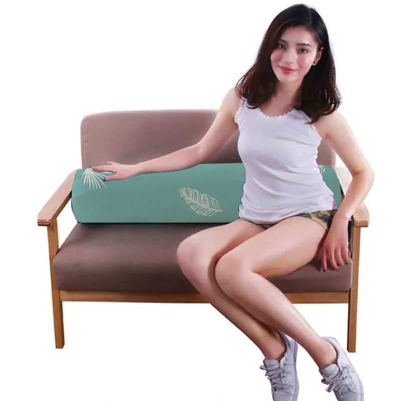 1Pc 106x35CM Comfortable Long Pillow Cover Polyester Fiber Pillow Case Home Decor Neck Bolster Headrest Cylindrical Cushion