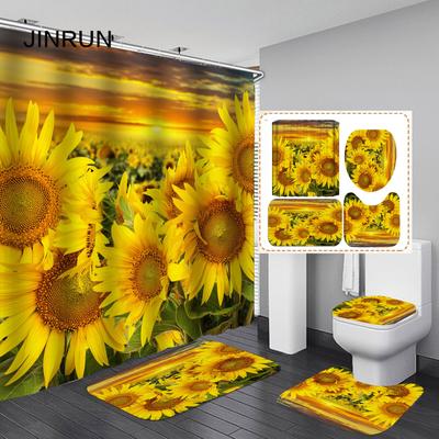 JINRUN Banyo Kalınlaşmış Su Geçirmez Perde Küf Geçirmez Duş Perdesi Duş Bölümü Perdesi Duş Perdesi Banyo Perdesi Ücretsiz Perforasyon