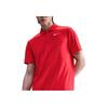 Nike Logo Button Short Sleeve Polo Shirt Men Tops Orange-Red DH0858-657