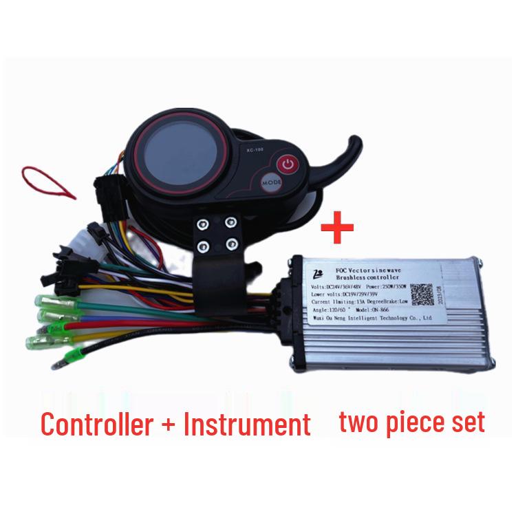 Ultra-Quiet Sine Wave Electric Bicycle Controller, 36V/48V 350W for Mountain Bikes