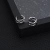 Korean Style Unisex Non-Piercing Ear Clips: Fake Dangle Earrings & Cartilage Studs for Men & Women