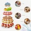 Cake Stand, Acrylic Round Cupcake Stand Clear Cupcake Tower Holder Display Stand for Party, Birthday, Wedding, Dessert, Shower Decor