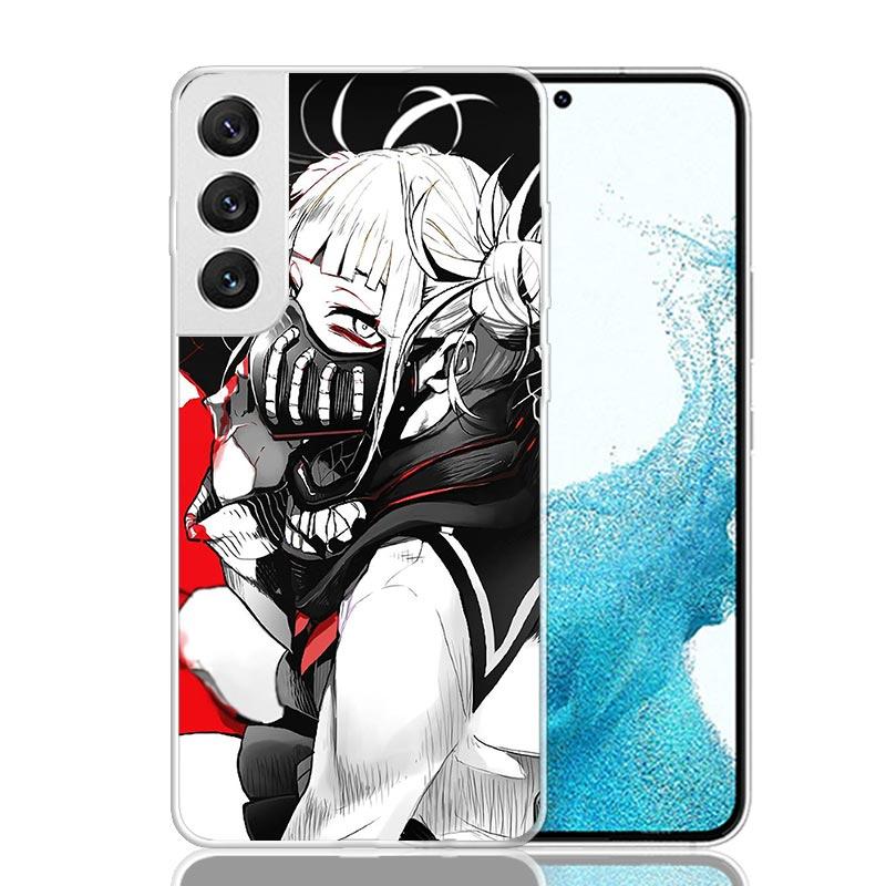 Himiko Toga Waifu Anime My Hero Case Phone Cover for Samsung Galaxy S24 S25 Ultra S23 Plus S22 + S21 S20 FE S10 S25Plus Trend Fu