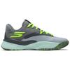 Skechers Fashionable Comfortable Lightweight Durable Low-Top Basketball Shoes Men sneaker Gray Green 253015-CCGR