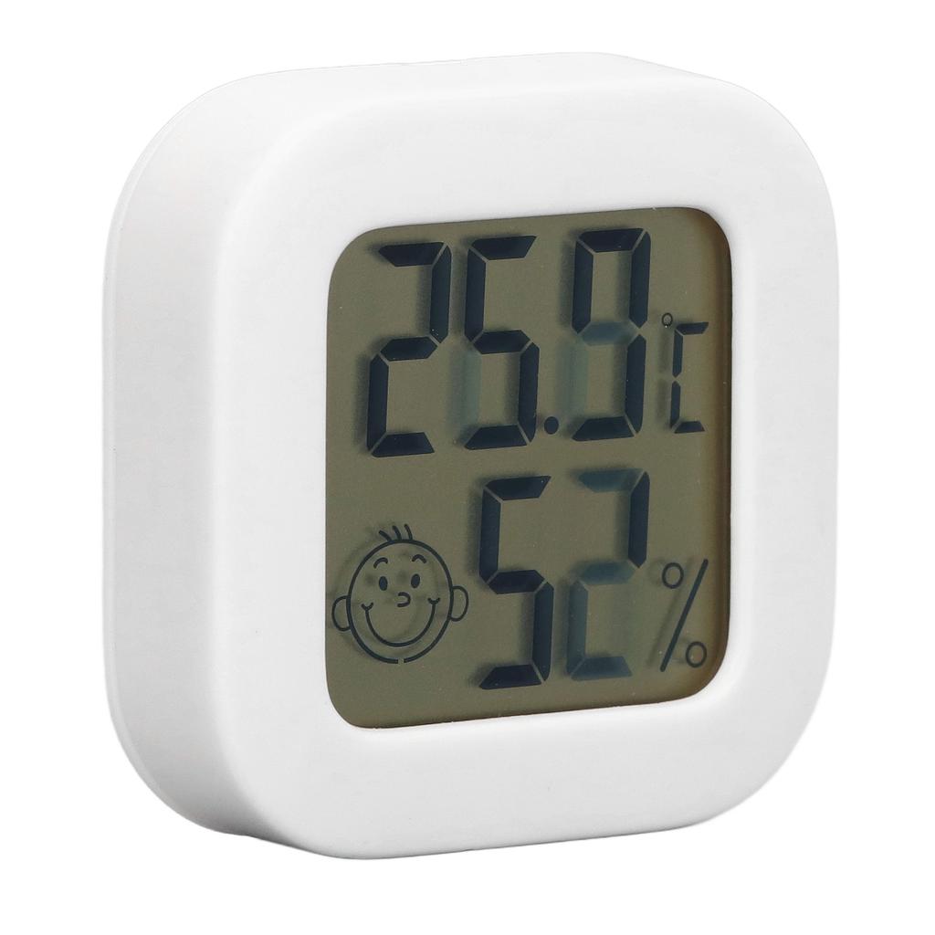 Thermometer Hygrometer Temperaturmesser LCD Digitalanzeige mit eingebauter Batterie