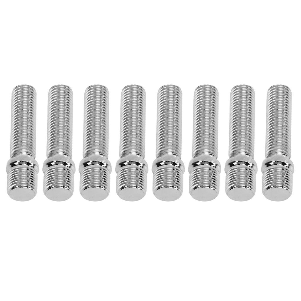 20 Pcs Extended Wheel Stud 58mm Wheel Conversion Bolts Studs Adapter 41mm Shank Length M14x1.25 M12x1.5