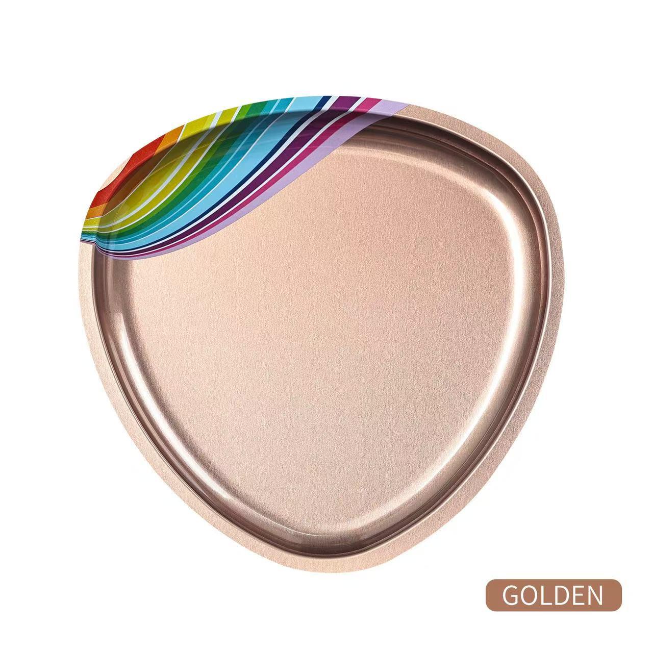 

Треугольный поднос из нержавеющей стали для нейл-арта и украшений