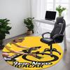 Custom Name Tadej Pogacar Printed Round Rug Carpet Chair Rug Area Rug Entryway Doormats,for Office Chair Living Room Bedroom Kitchen Room.