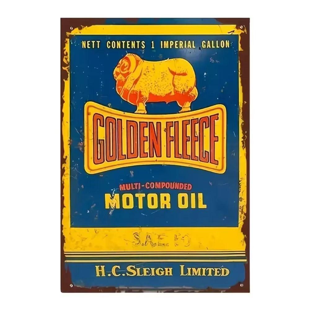 20x30cm Hand Painted Metal Tin Sign Retro Wall Art Home Decor