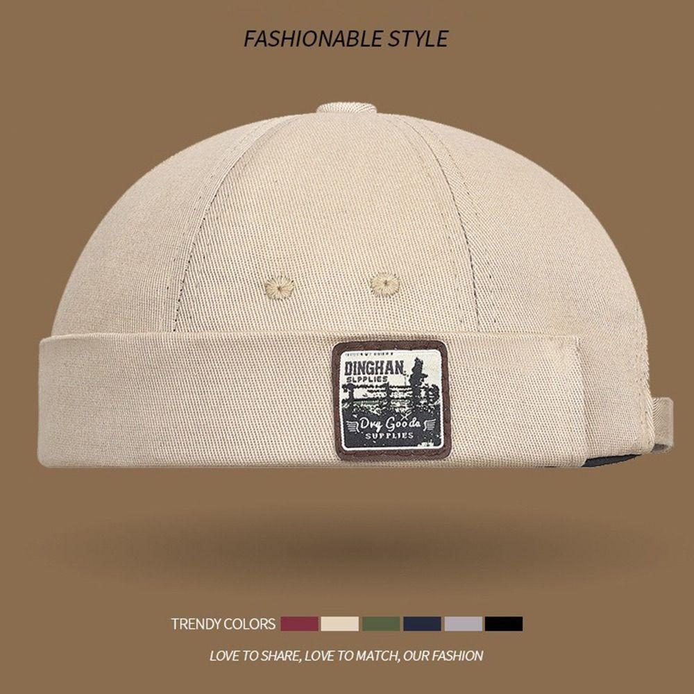 Solid Color Beanie Hat Cotton Sunscreen  Hat Breathable Baseball Cap  Women
