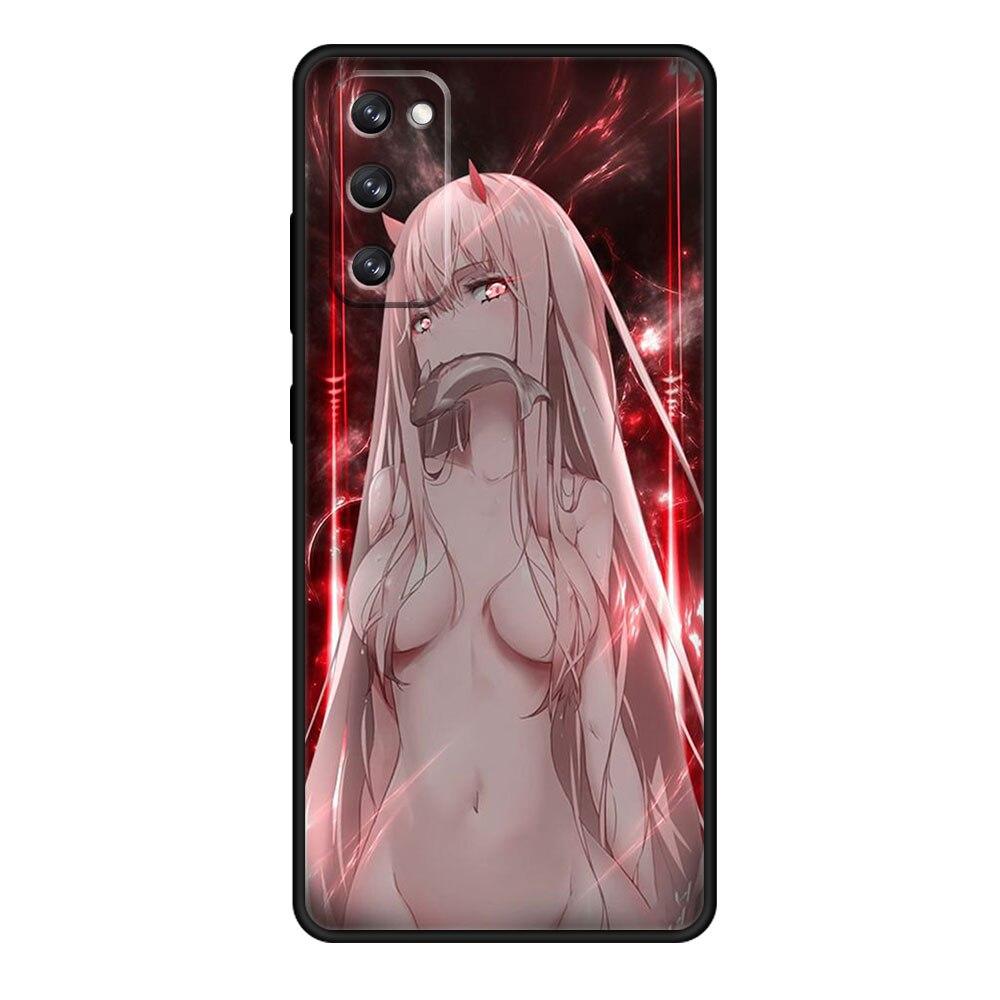 Handyhülle für Samsung S21 Plus S9 S10 S20 FE 2022 S7 S10e S22 Ultra 5G S8 Stoßfest Zero Two Darling in the FranXX Anime