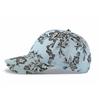 Baseballkappe mit Blumenmuster Atmungsaktiver Sonnenhut für Damen Herren Verstellbarer Visier für Outdoor-Sport