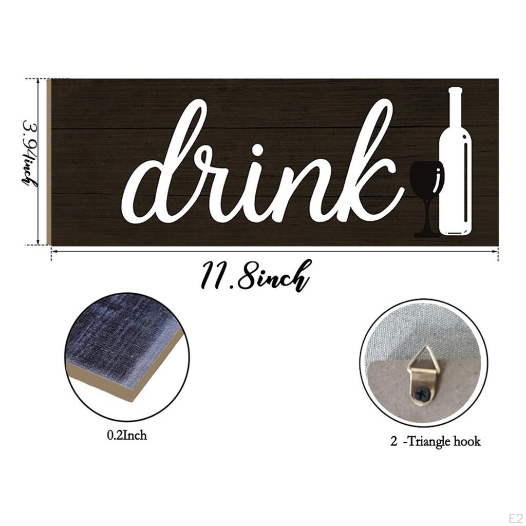 3 Pieces Decor Plaque Wall Hanging Ornament