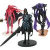 17-21CM Solo Figures The Bloodred Knight Yggdrasil Beru Ant King Figure Standing Pose Statue Lgris Action Figure Model Toys Gift