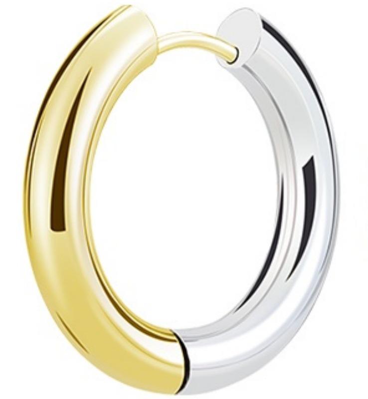 Trendy Stainless Steel Earrings: Simple Ear Studs & Hoops with a High-End Feel