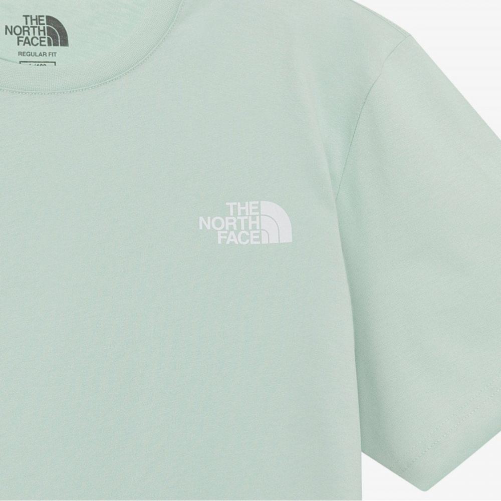 The NorTh Face CoTTon ShorT Sleeve Round T minT nT7ur00n
