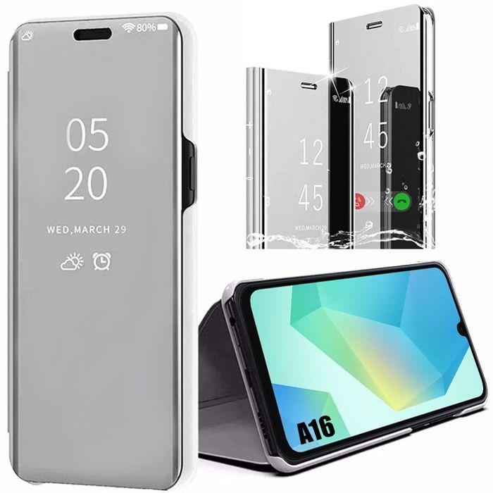 Coque de protection - BOOLING - pour Samsung Galaxy A16 4G/5G - Effet Miroir - Translucide Argenté - Antichoc