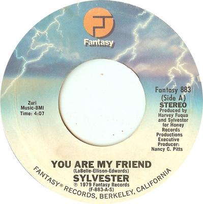7inch Record SYLVESTER - You Are My Friend FANTASY883 Fantasy 1979 US Soul/Funk Used