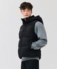 Chasecult Unisex Air Volume Hooded Vest - Black