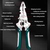 Multifunctional Foldable Wire Stripper Crimper Cable Cutter Pliers Electrician Cable Cutting Wiring Pulling Stripping Tools