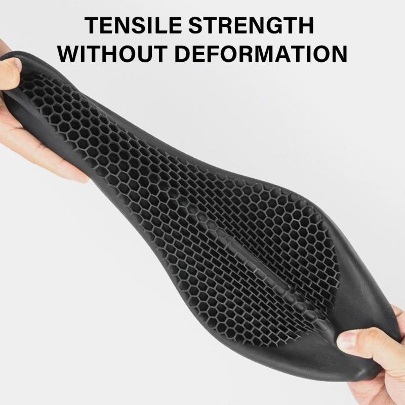 Hollows Out Bike Seats Cushions Shock Absorption Bicycles Silicones Cushions Seats for Long Distances Cycling