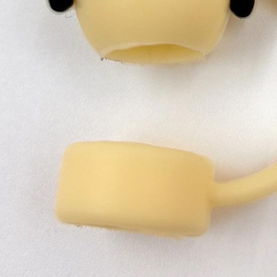2/5/10Pcs Christmas Straw Cover Cute Ghost Design Silicone Straw Cap Dustproof Splash Proof 10mm Straw Tips Washable Anti-Slip Fit Lids Cup