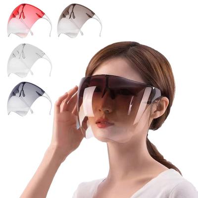 Splash Proof Face Shield Full Face Protection Mask Anti-Fog Clear Face Mask Reusable Splash Guard for Kitchen Cooking Grinding Cutting