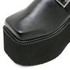 Wedges mules shoes Women high heel pumps Fashion slipper sandals platform casual outdoor comfortable Square toe Summer shoes