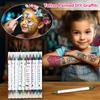10 Pcs Acrylic Double-head Marker Pen Art Painting Doodle Nail DIY Waterproof Mark Pen Adult, Student, Children's Supplies