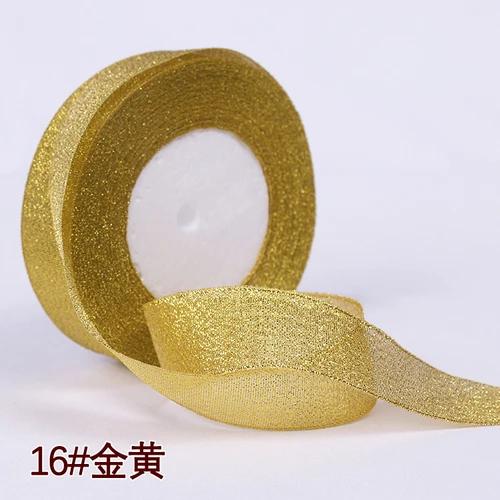 25yards 25MM Glitter Onion Ribbon Chrismas Wedding Decor Cake Candy Box Packaging Gift Wrap Materials Apparel DIY Accessories