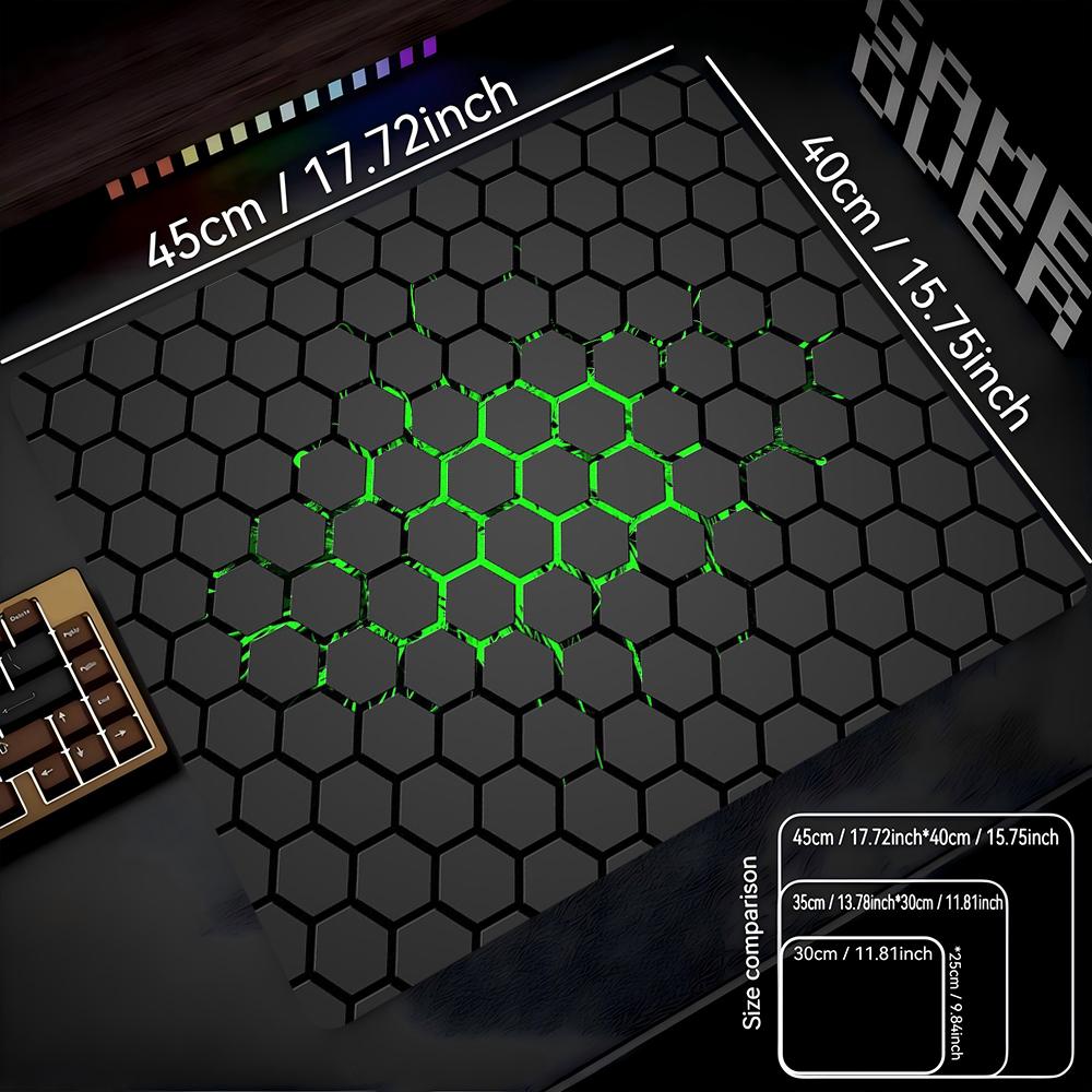 500X500 Hexagon Gaming Mouse Pad Computer Laptop Rubber Mousepad for PC Gamer Desktop Decoration Mouse Mat Deskmat Rug