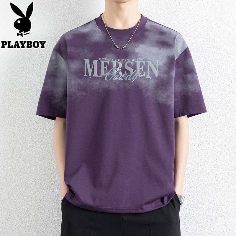 PLAYBOY 2026 Men's Summer Casual Loose Fit T-Shirt