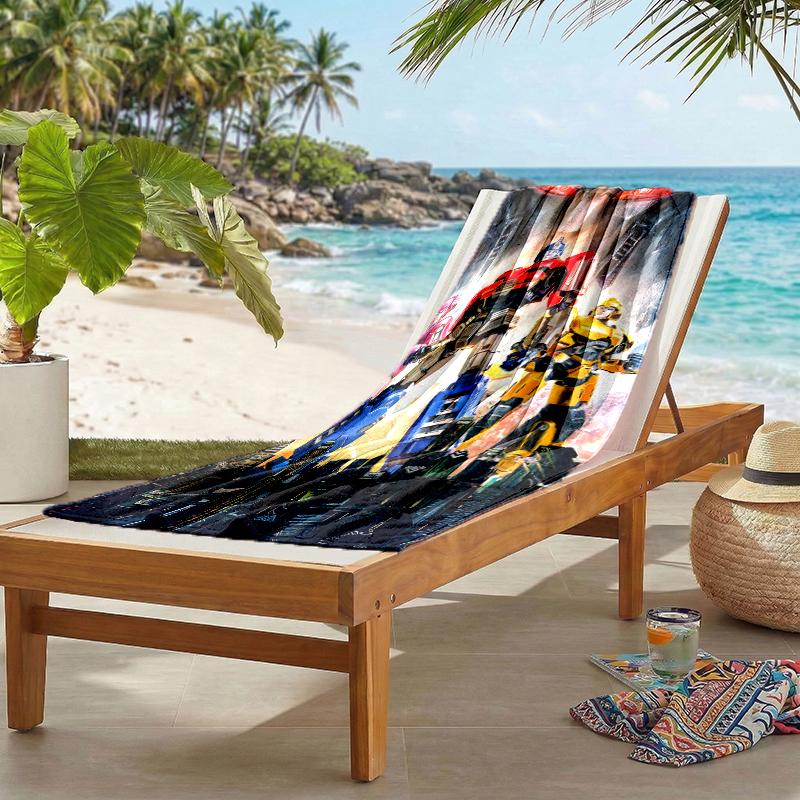 Transformers Fashion Beach Towel: Ideal for Summer Adventures Soft, absorbent and quick drying suitable for swimming and bathing