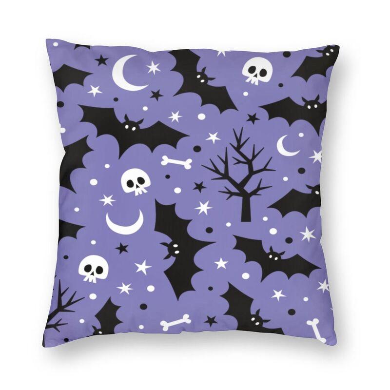 Halloween Witch Raven Square Putetrekk dekorasjon Gotisk Okkult Magic Witchy Putetrekk for sofa Bil Putetrekk