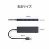 ALLVD USB USB Slim 5 Gbps Data 4 30cm Bus Compatible with and for Remote Offices Hub, 3.0 Design, High-Speed Transfer, Ports, Powered, Lightweight,