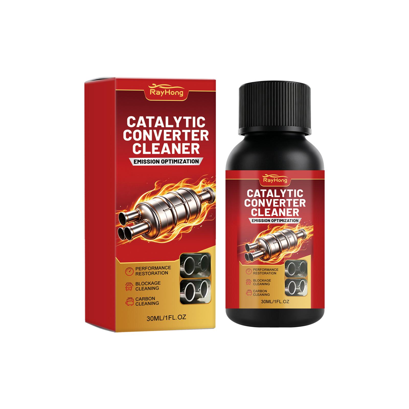 RAYHONG Exhaust Cleaner: Removes Dirt & Carbon from Catalytic Converters