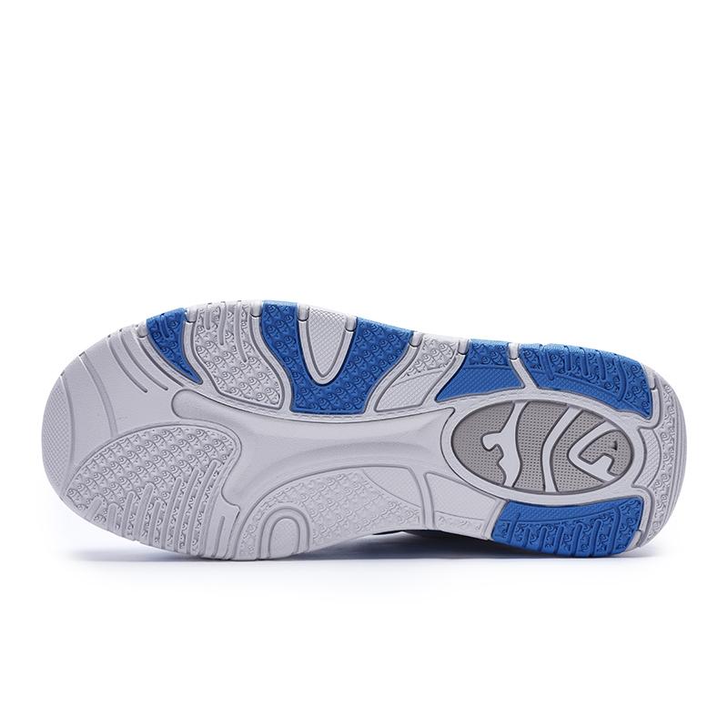 New FILA Wear Resistant Low Top Skateboard Shoes Men's Rain Mist Gray/Dove Gray F12M431201FND