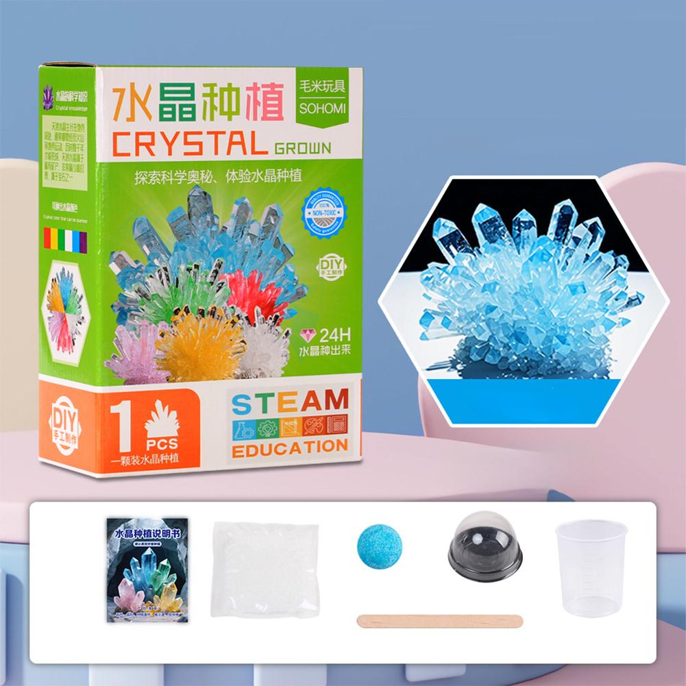 Crystal Planting DIY Scientific Experiment Set Chemical Experiment Educational Toy Handmade Toys Gift for Children Kid