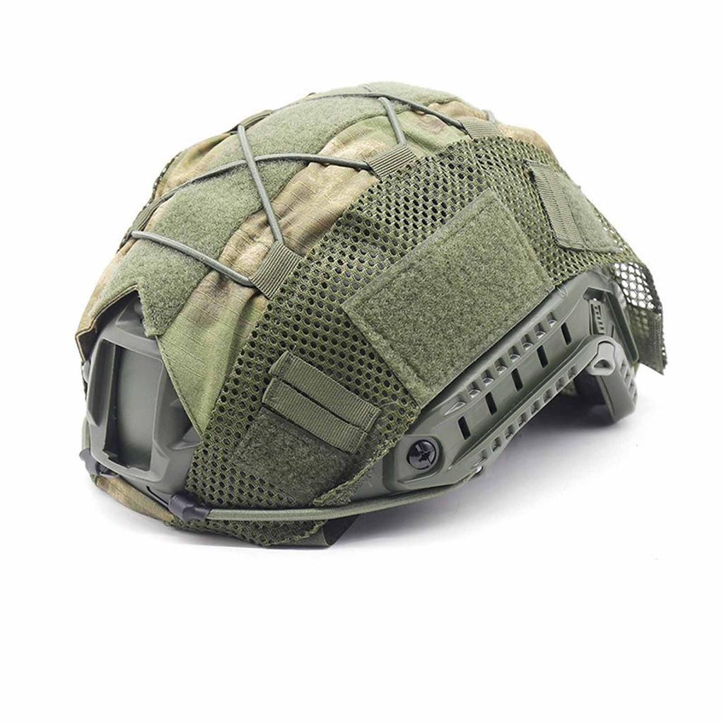 Camouflage Helmet Cover, Upgraded Outdoor Military Helmet Accessory, Hunting, Airsoft, Paintball Helmet Protective Gear