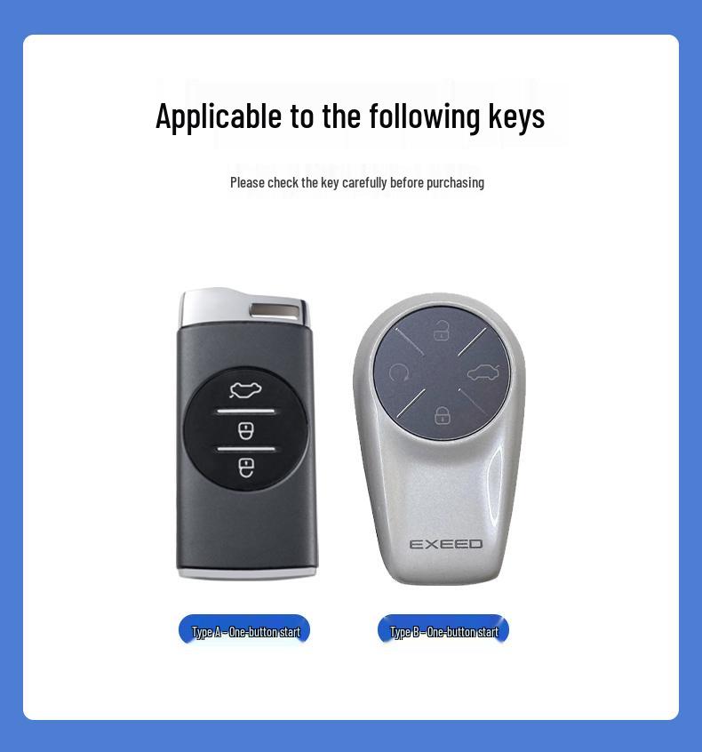 

2024 Чехол для ключа Exeed Lan Yue: Yao Guang CDM PHEV Металлический корпус с пряжкой для мужчин и женщин