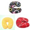 U Shaped Neck Support Pillow With Printed Cover For Office Rest And Travel